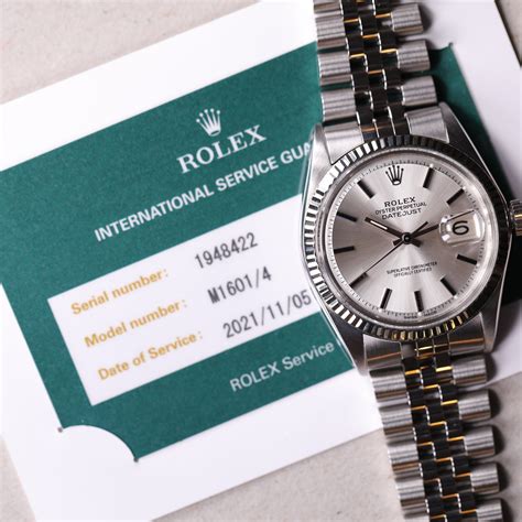 rolex revision dauer